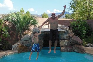 Enjoying many months of heat by the pool living in Henderson Nevada like living in Las Vegas