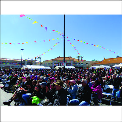 Crowds attending the event from previous years 