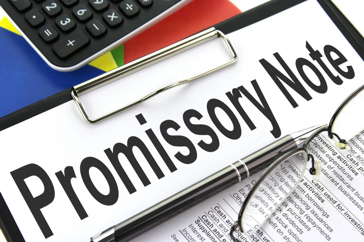 promissory note image