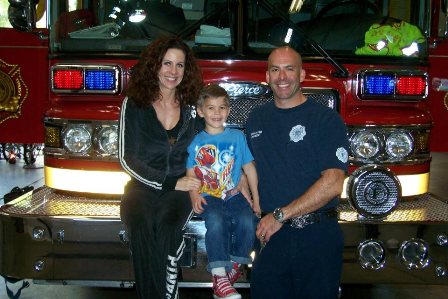 Elizabeth Jacob and Todd Hammack at Las Vegas Fire Station 42 Living in Las Vegas Nevada